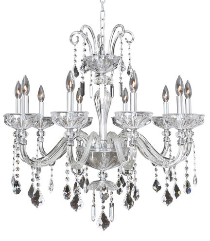 Clovio 10 Light 32 inch Chrome Chandelier Ceiling Light