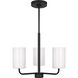 Rhett 1 Light 18 inch Midnight Black Chandelier Ceiling Light