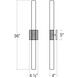 Scepter LED 4.5 inch Polished Chrome Bath Bar Wall Light