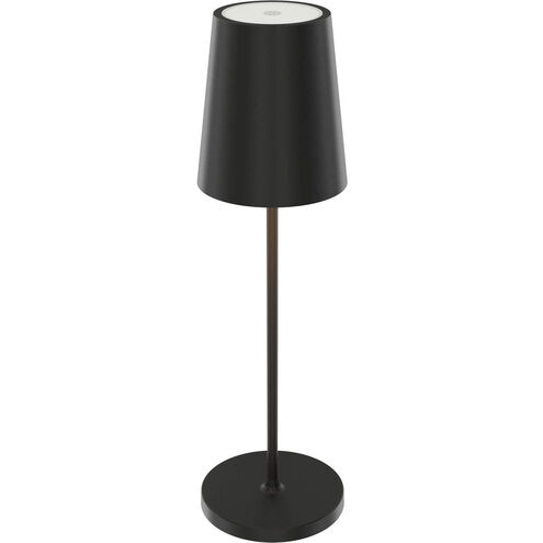 Glam 14.5 inch 2.00 watt Black Table Lamp Portable Light
