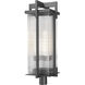 Fortis 3 Light 34 inch Sand Black Outdoor Post Mount Fixture