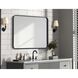 Remy 32 X 24 inch Black Mirror