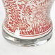 Faye 25 inch 150 watt Red Table Lamp Portable Light