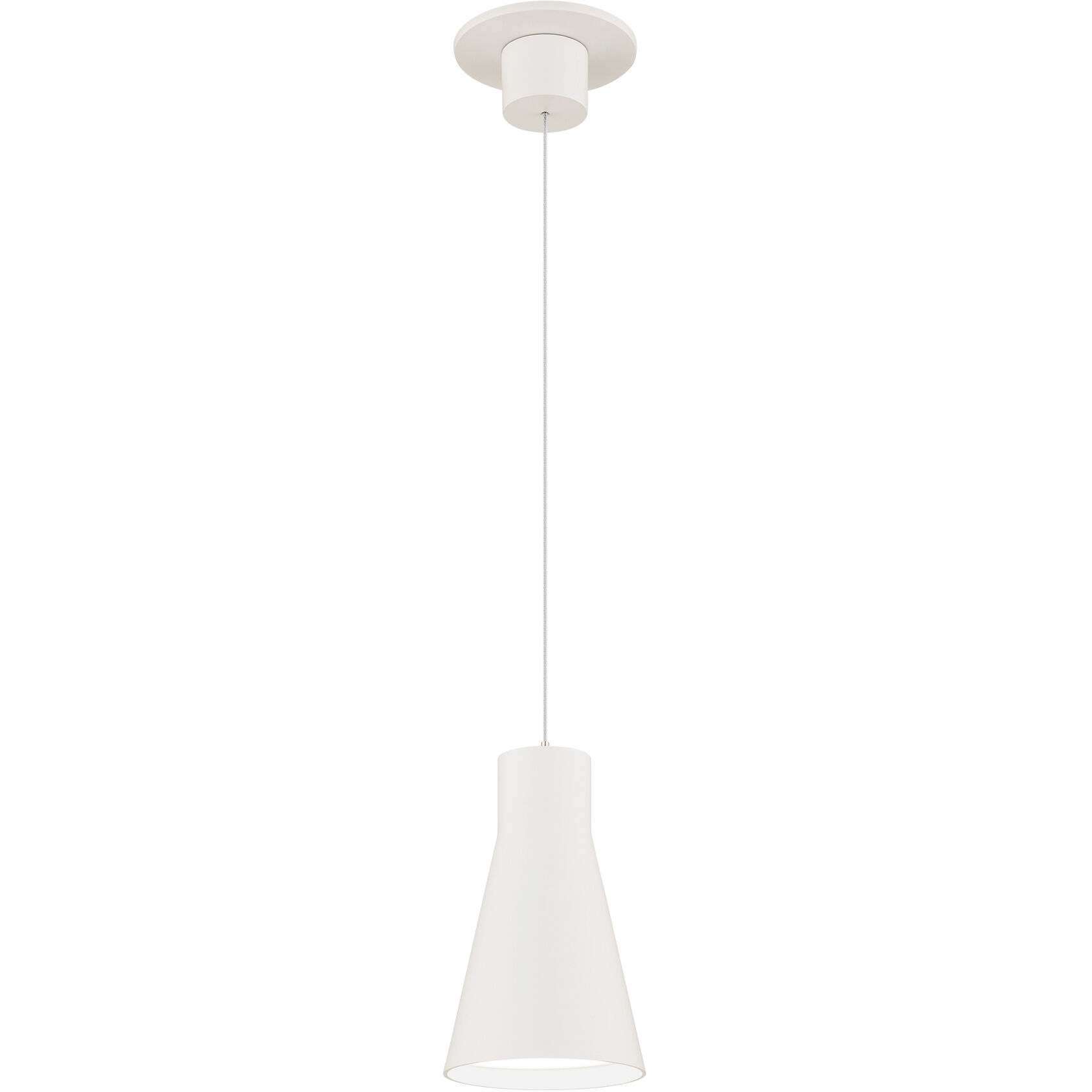 Twist-N-Lite LED 5 inch White Mini-Pendant Ceiling Light, WAC Limited