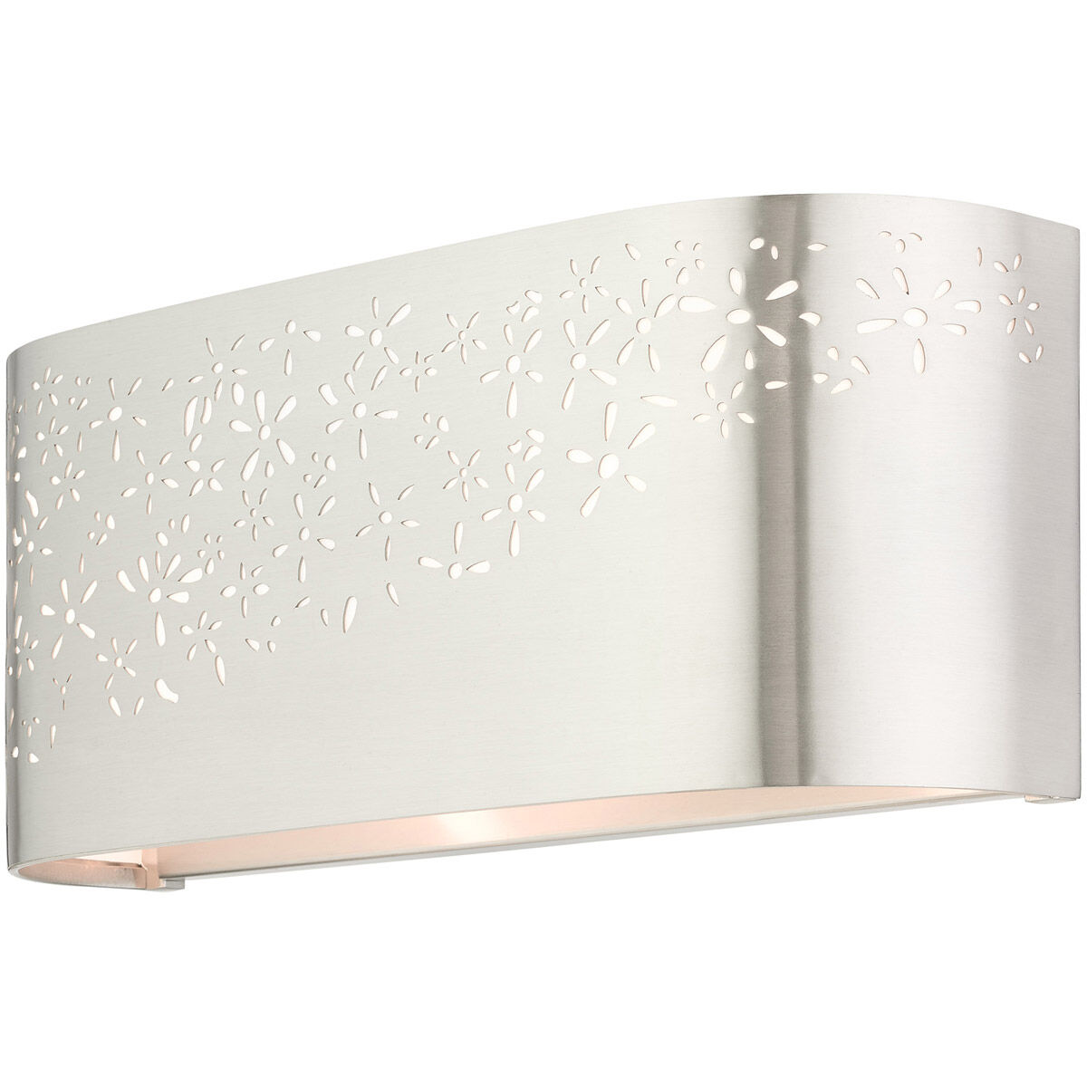 Noria 2 Light 13 inch Brushed Nickel ADA Vanity Sconce Wall Light