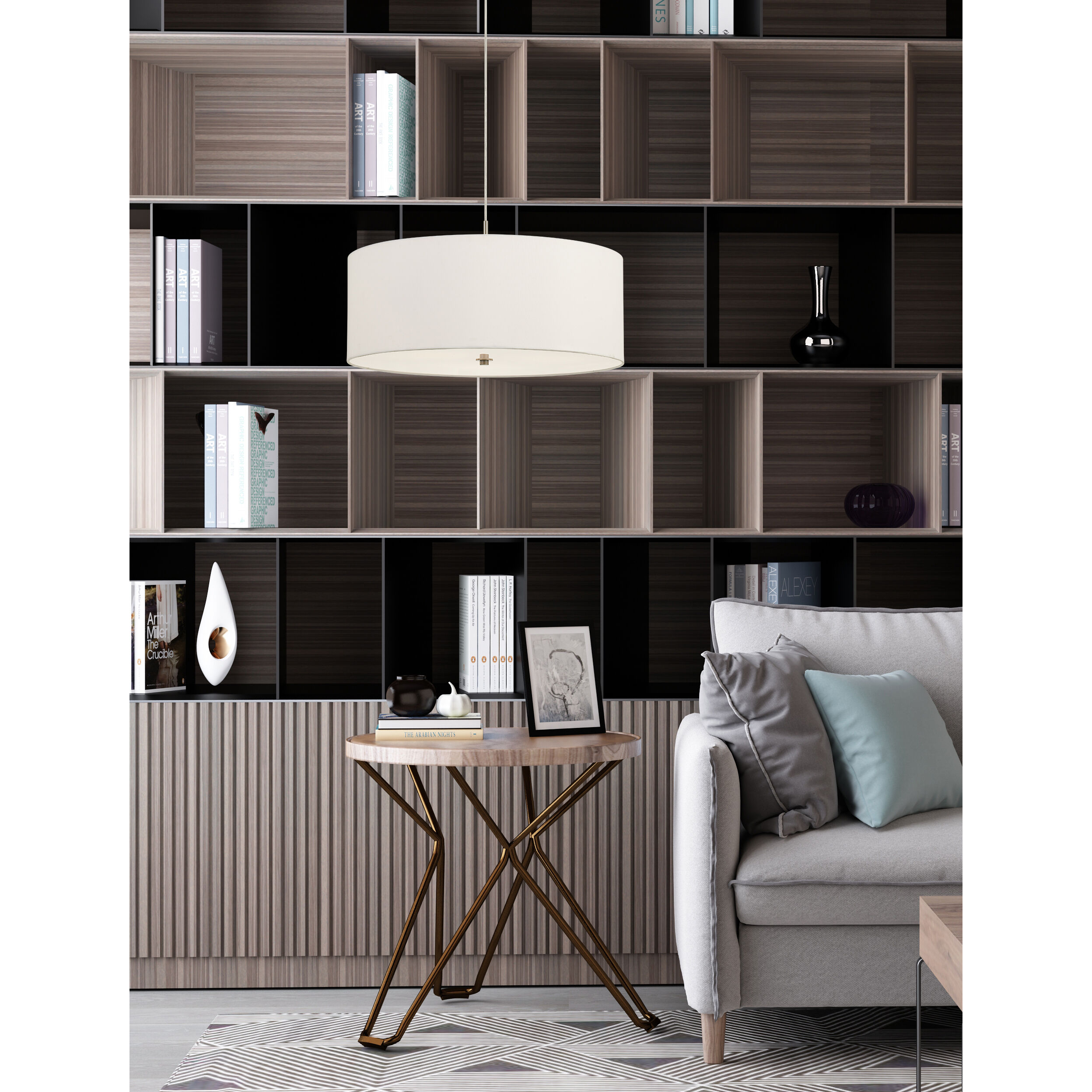 Addison 3 Light 24 inch White Pendant Ceiling Light