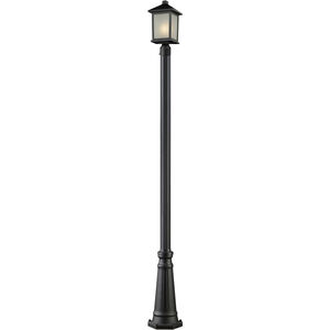 Holbrook 1 Light 109.75 inch Black Outdoor Post Mounted Fixture