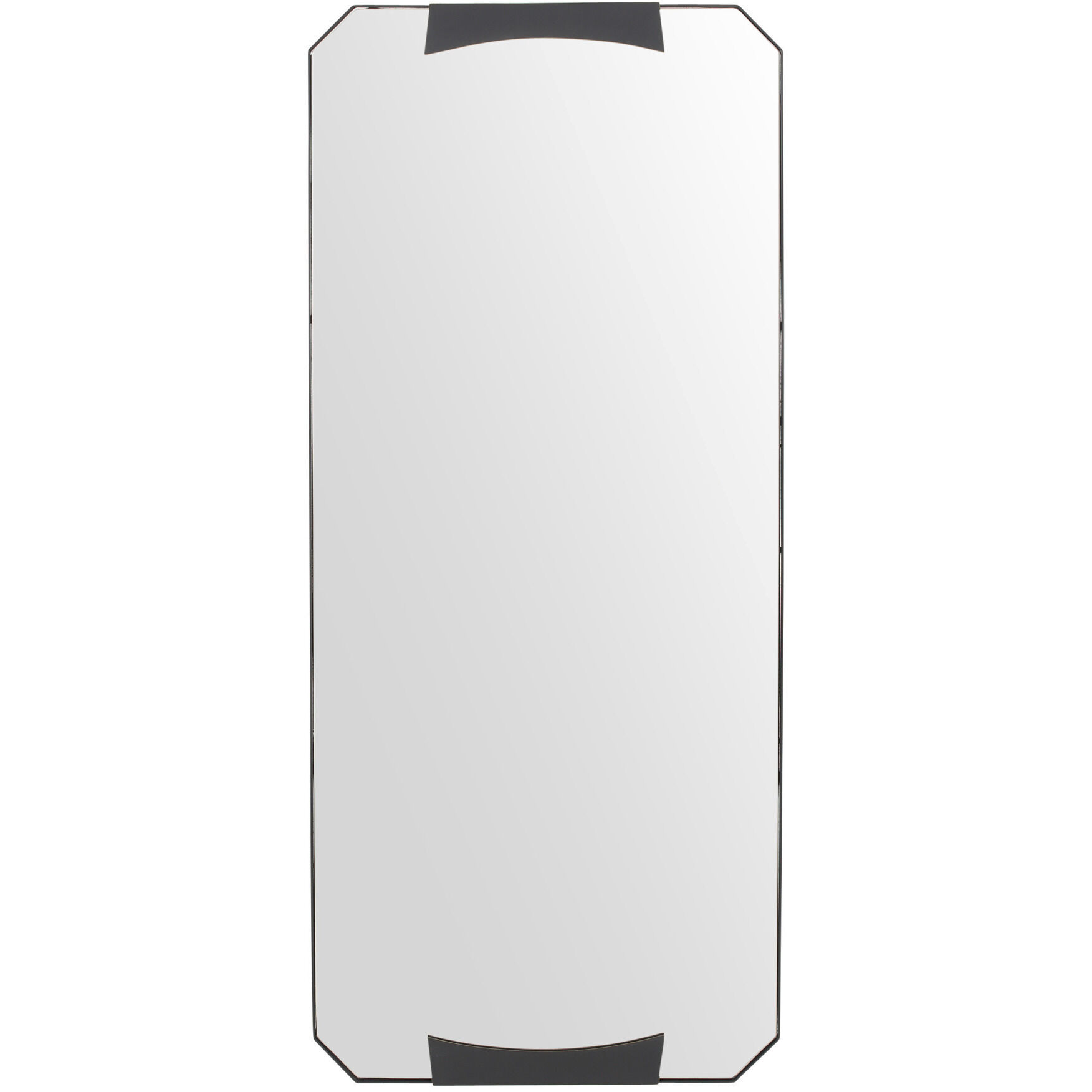 Kris 48.5 X 21 inch Bronze and Blackened Iron Mirror