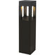 Sonoma 120-277V 24.00 watt Black Exterior Bollard