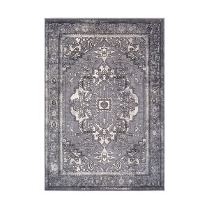 Dido 91 X 63 inch Taupe/Medium Gray/Ivory/Charcoal Rugs, Rectangle