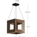 Morina LED 12 inch Walnut Pendant Ceiling Light