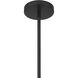 Lily 1 Light 4.75 inch Matte Black Pendant Ceiling Light