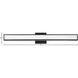 Alto LED 30 inch Black Vanity Light Wall Light, Vertical