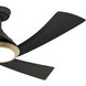 Vespucci 52 inch Matte Black Outdoor Ceiling Fan