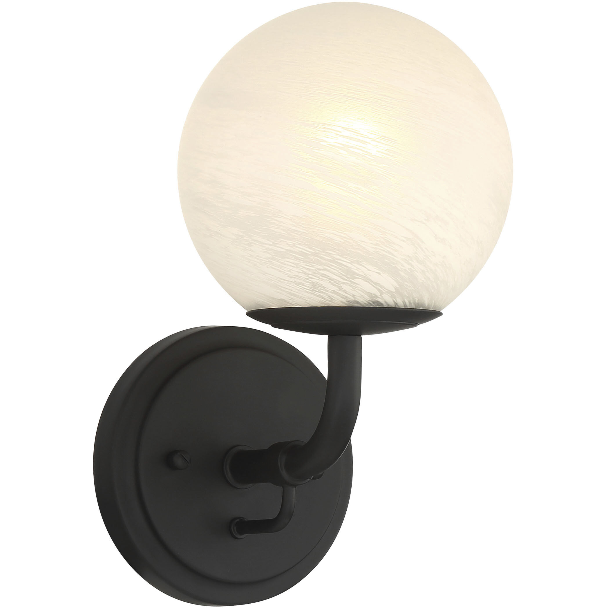 Whitehall 1 Light 6 inch Dark Matte Black Vanity Light Wall Light