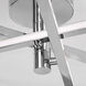 Knoll LED 18.5 inch Polished Chrome Semi Flush Mount Ceiling Light