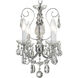 New Orleans 4 Light 12 inch Polished Silver Chandelier Ceiling Light in Heritage