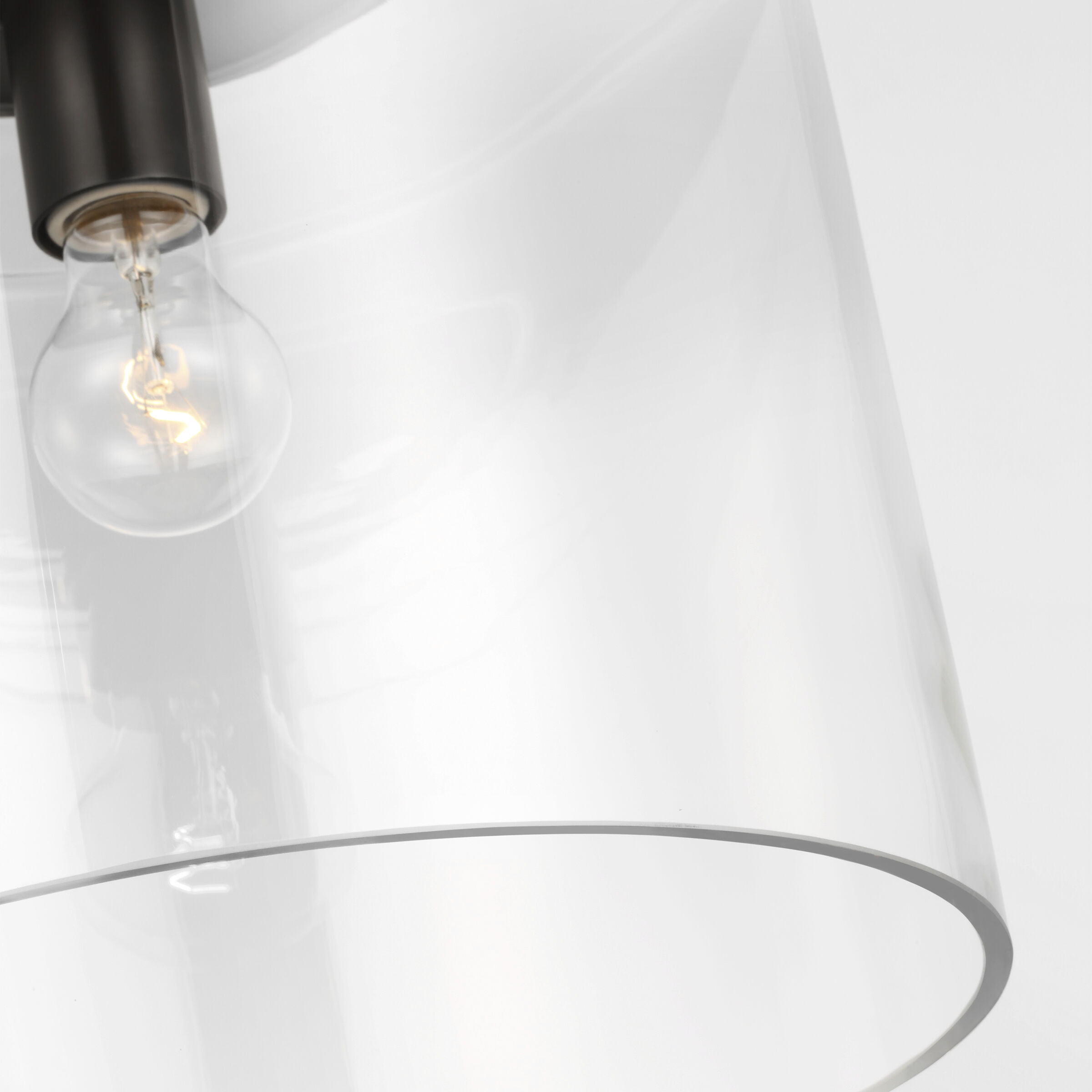 Ray Booth Elias LED 13 inch Bronze Floating Pendant Ceiling Light