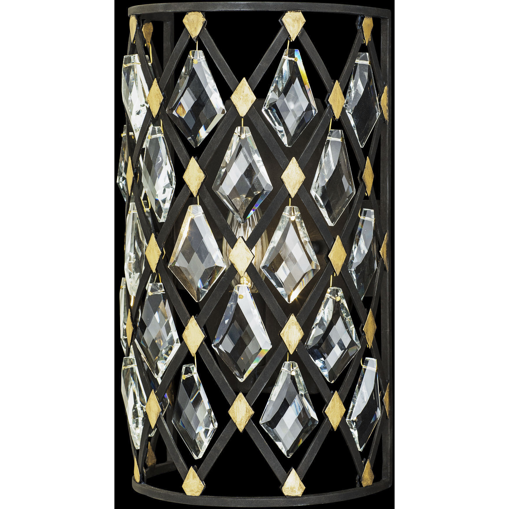Windsor 1 Light 7 inch Carbon and Havana Gold Wall Sconce Wall Light