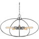 Persis 5 Light 28.25 inch Old Silver Chandelier Ceiling Light