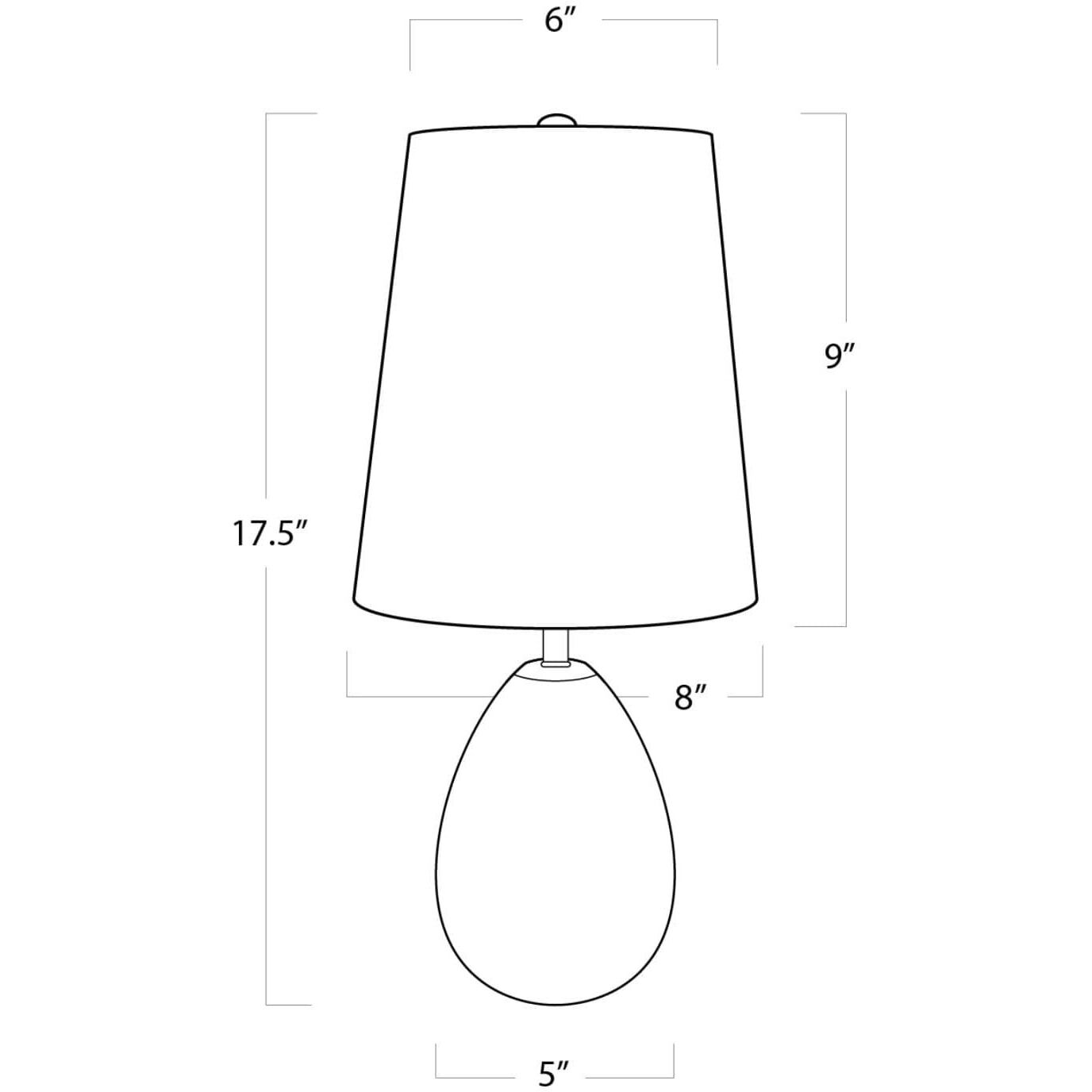 Jared 17.5 inch 60.00 watt Natural Stone Mini Lamp Portable Light