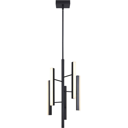 Yavin LED 13.13 inch Black Chandelier Ceiling Light