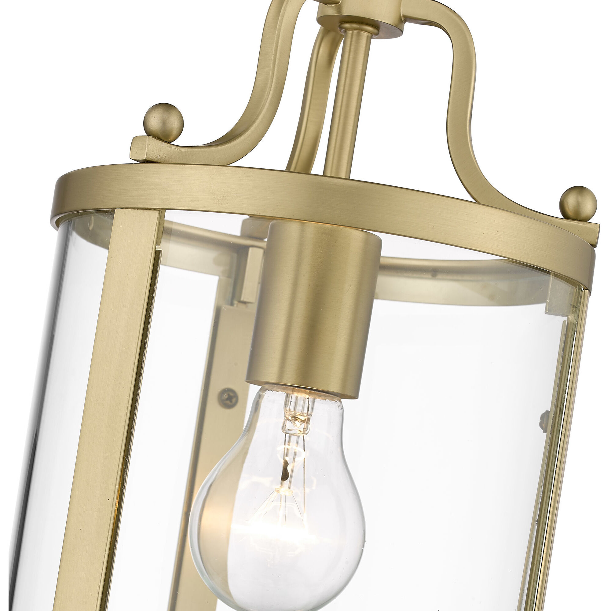 Payton 1 Light 7.25 inch Brushed Champagne Brass Pendant Ceiling Light