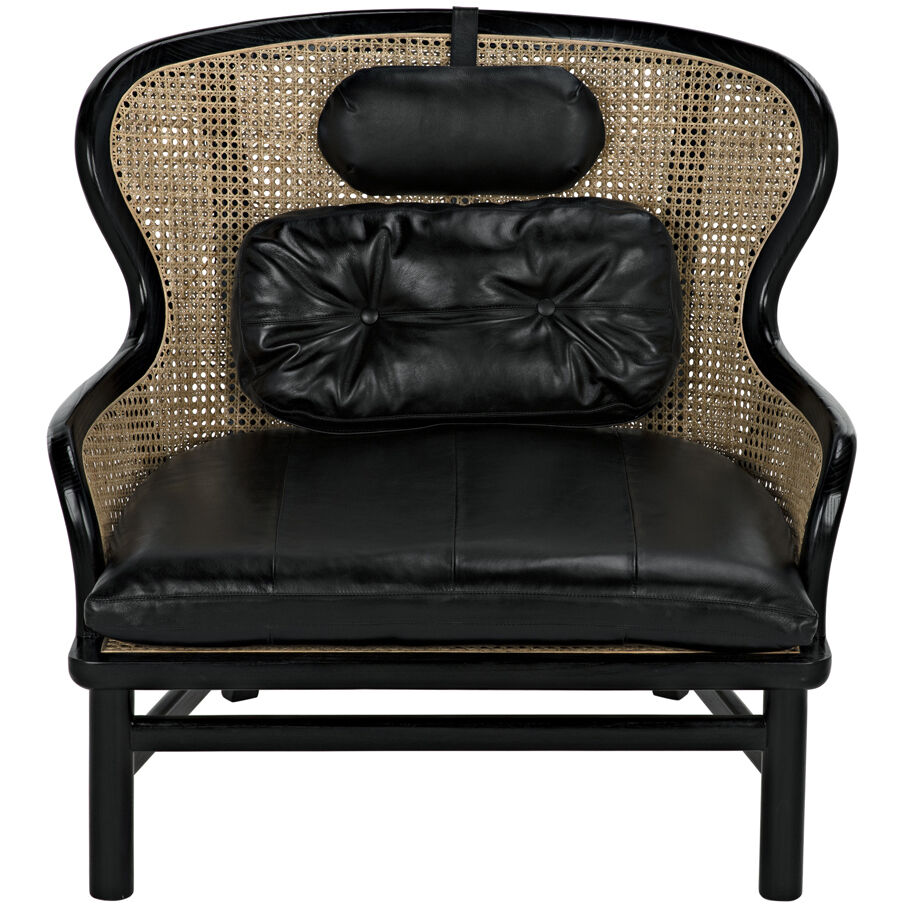 Marabu Charcoal Black Occasional Chair