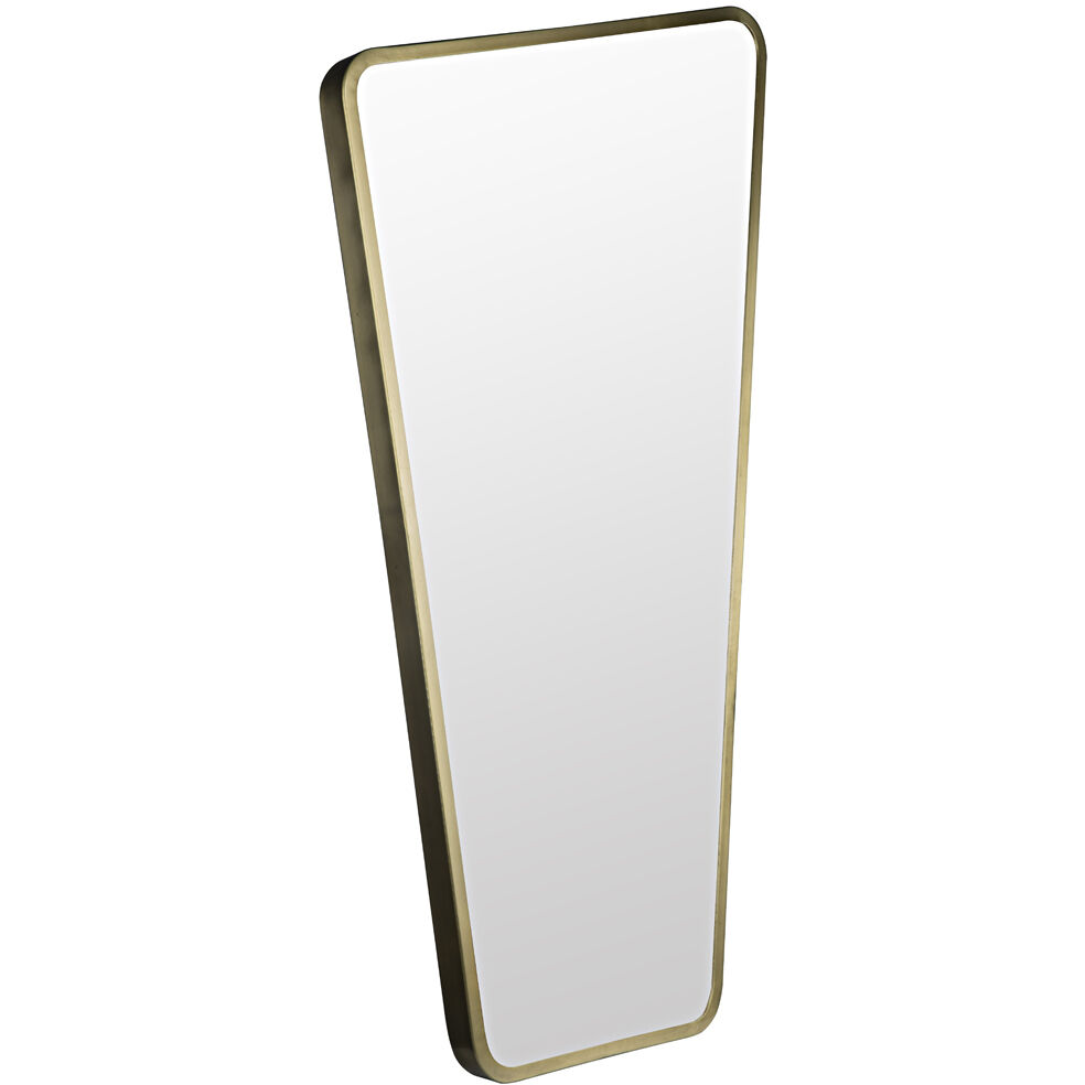 Juliet 51 X 35 inch Antique Brass Mirror