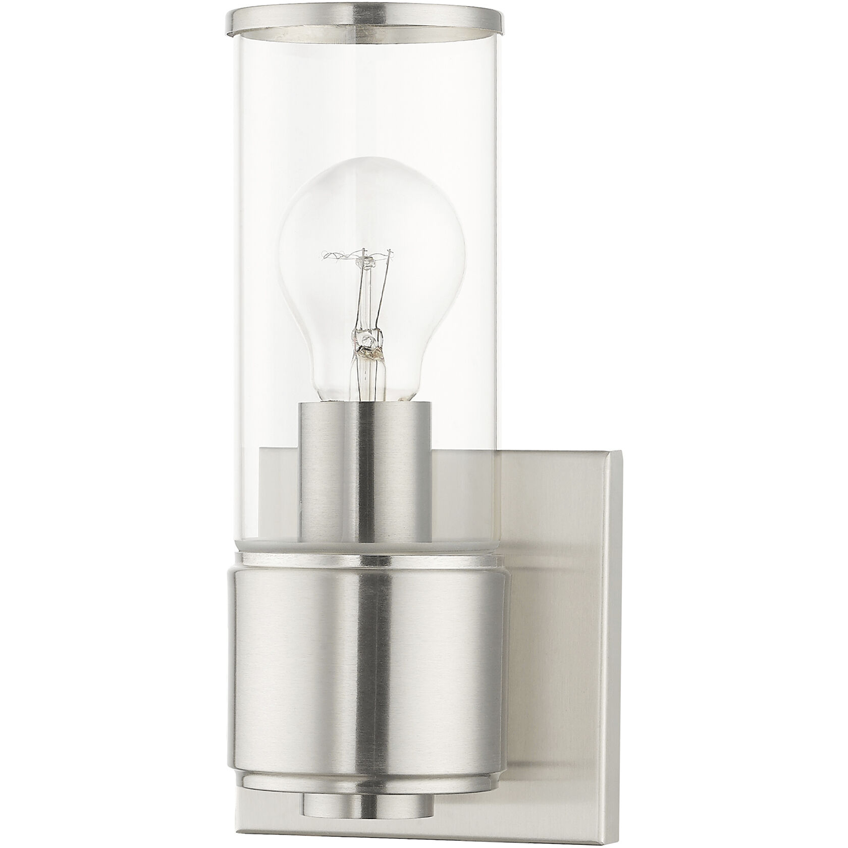Quincy 1 Light 4.75 inch Brushed Nickel ADA Wall Sconce Wall Light