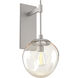 Aster Incandescent 1 Light 9.9 inch Beige Silver Indoor Sconce Wall Light in Metallic Beige Silver, Amber Aster, Tempo Nebula