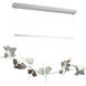 Belladonna LED 50.3 inch Vintage Platinum and Ink Pendant Ceiling Light