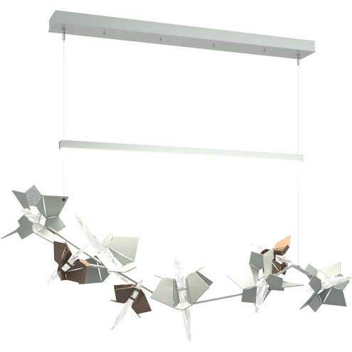 Belladonna LED 50.3 inch Vintage Platinum and Ink Pendant Ceiling Light