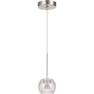 Ithaca LED 5 inch Brushed Steel Pendant Ceiling Light