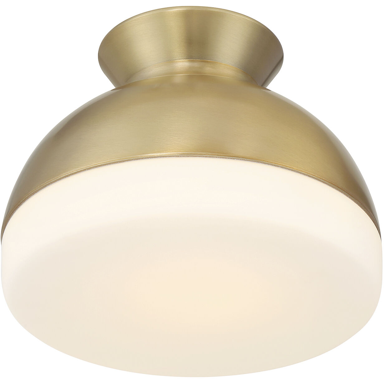 Gidget 1 Light 10.25 inch Vibrant Gold Flush Ceiling Light