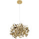 Canada 3 Light 15.75 inch Gold Pendant Ceiling Light