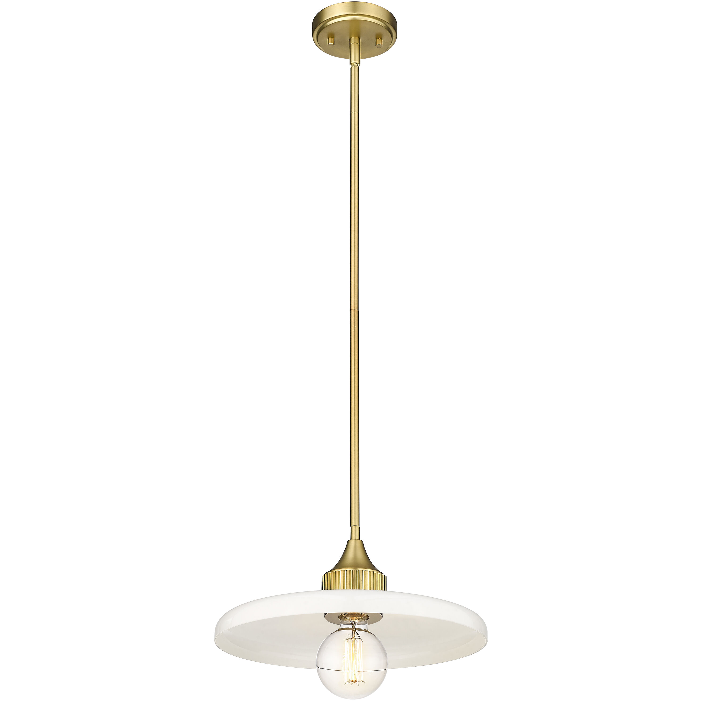 Paloma 1 Light 14 inch Olde Brass Pendant Ceiling Light in Oil Rubbed Bronze