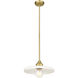 Paloma 1 Light 14 inch Olde Brass Pendant Ceiling Light in Oil Rubbed Bronze