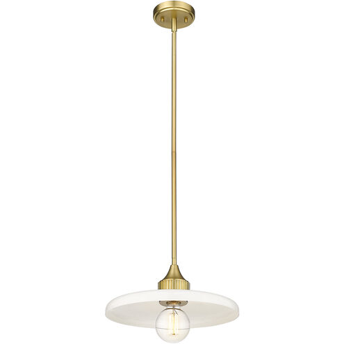Paloma 1 Light 14 inch Olde Brass Pendant Ceiling Light in Oil Rubbed Bronze