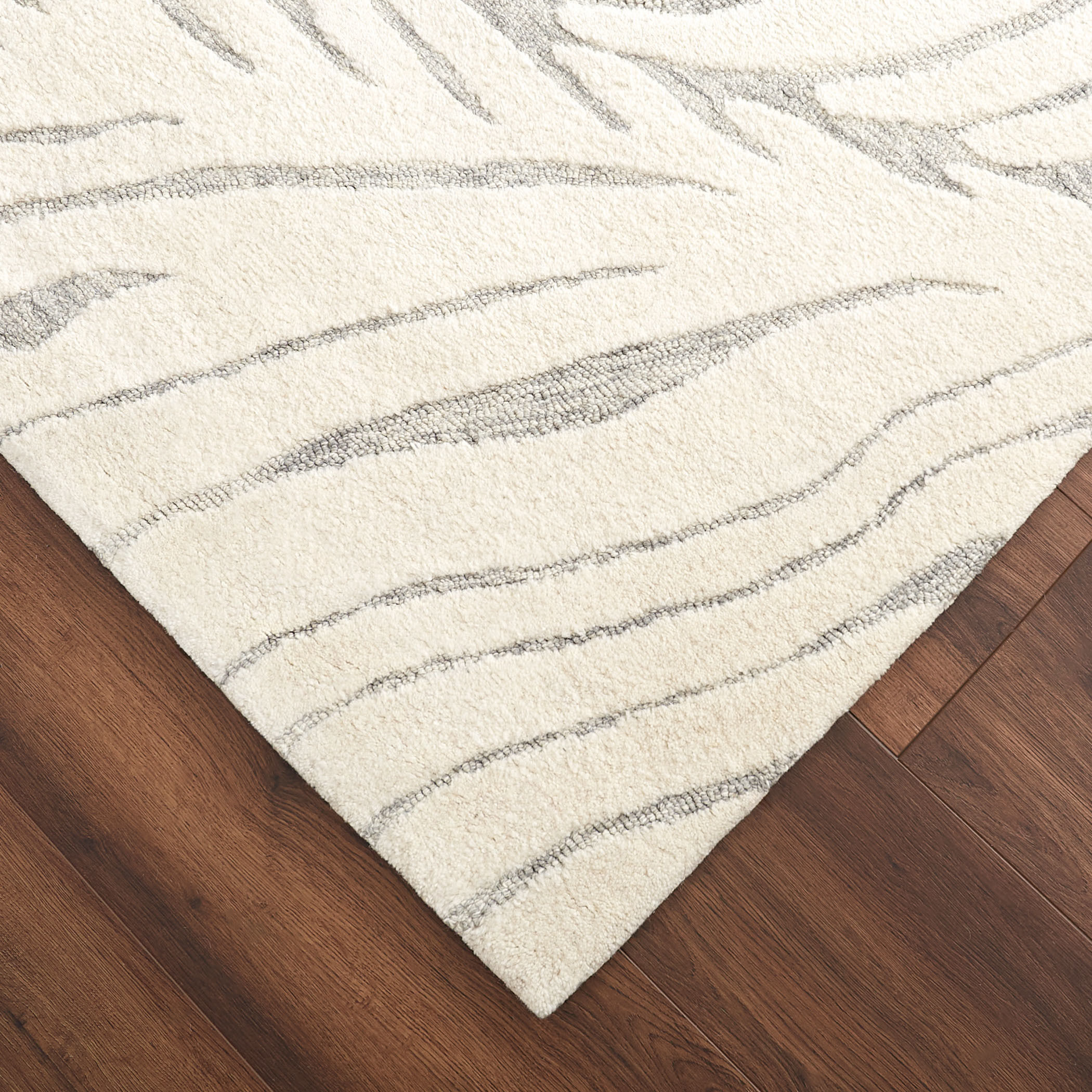 Mitra 130 X 94 inch Light Grey Rug in 8 x 11