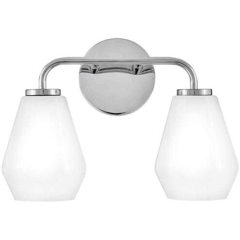 Gio LED 14.75 inch Chrome Bath Light Wall Light