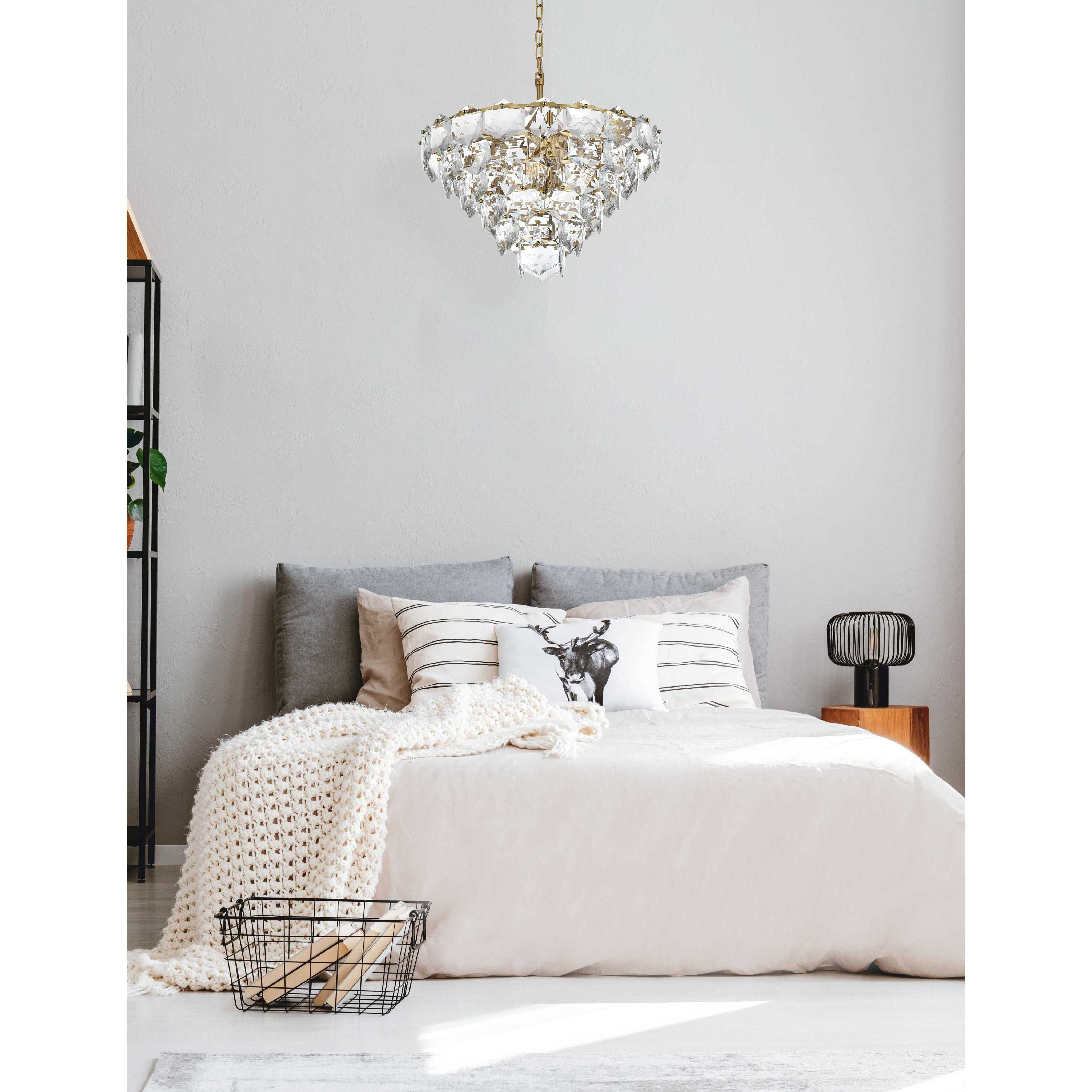 Adaline 11 Light 24 inch Satin Gold Chandelier Ceiling Light