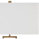 Parallelogram 33.75 inch 75 watt Antique Brass and White Table Lamp Portable Light