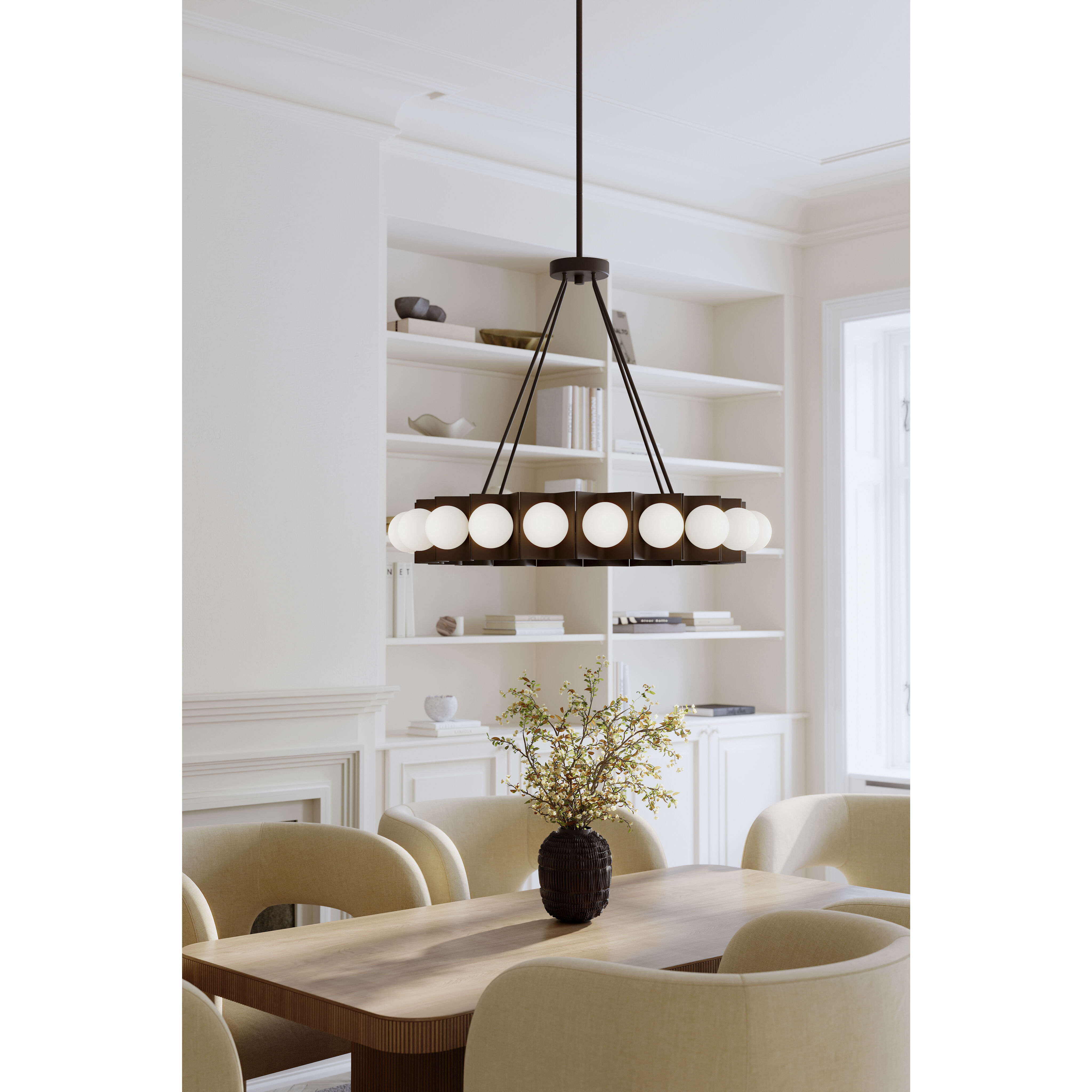 Vestra LED 37.5 inch Dark Bronze Pendant Ceiling Light