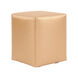 Universal Luxe Gold Cube Ottoman Replacement Slipcover, Ottoman Not Included