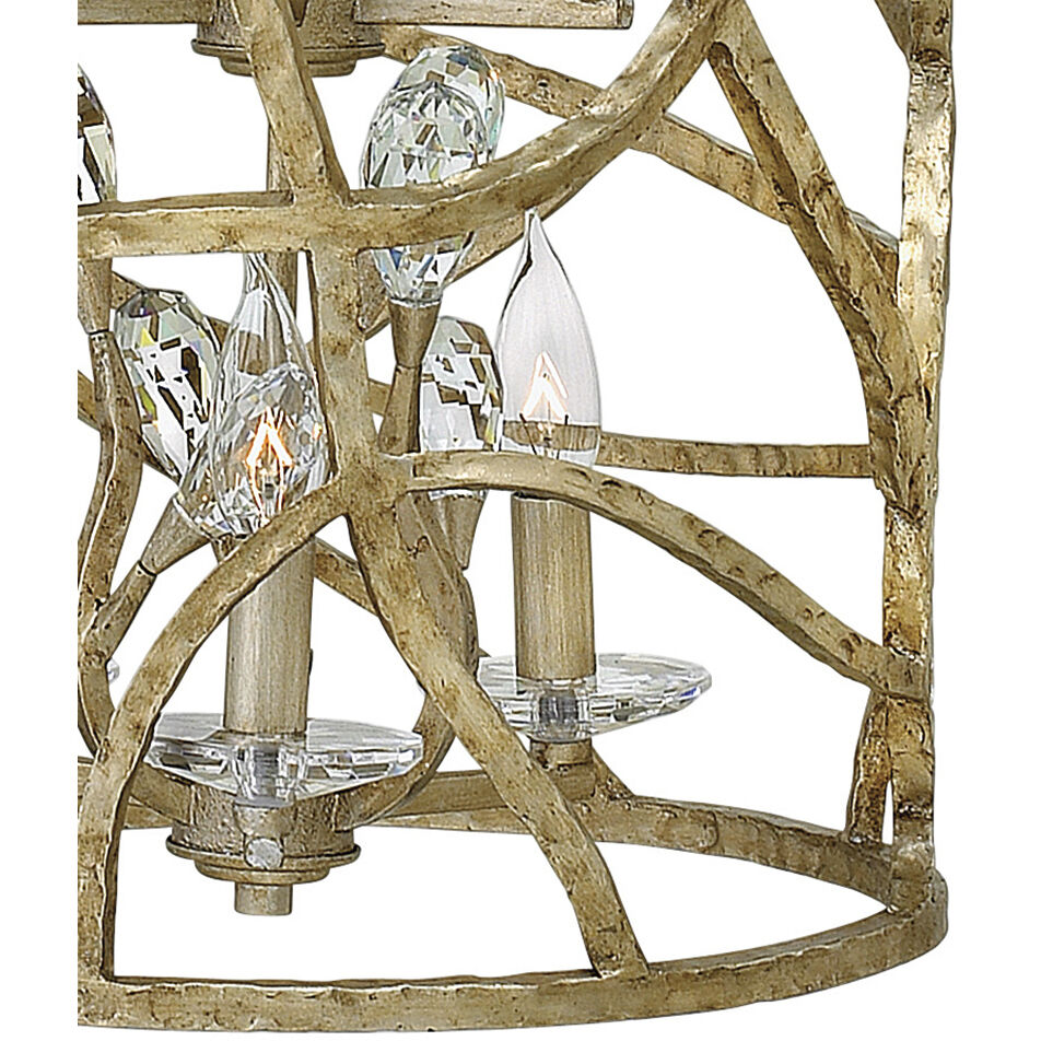 Eve LED 14.5 inch Champagne Gold Foyer Light Ceiling Light, Multi Tier