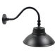 ColorQuick and PowerQuick LED 14 inch Black Outdoor, Gooseneck-RLM