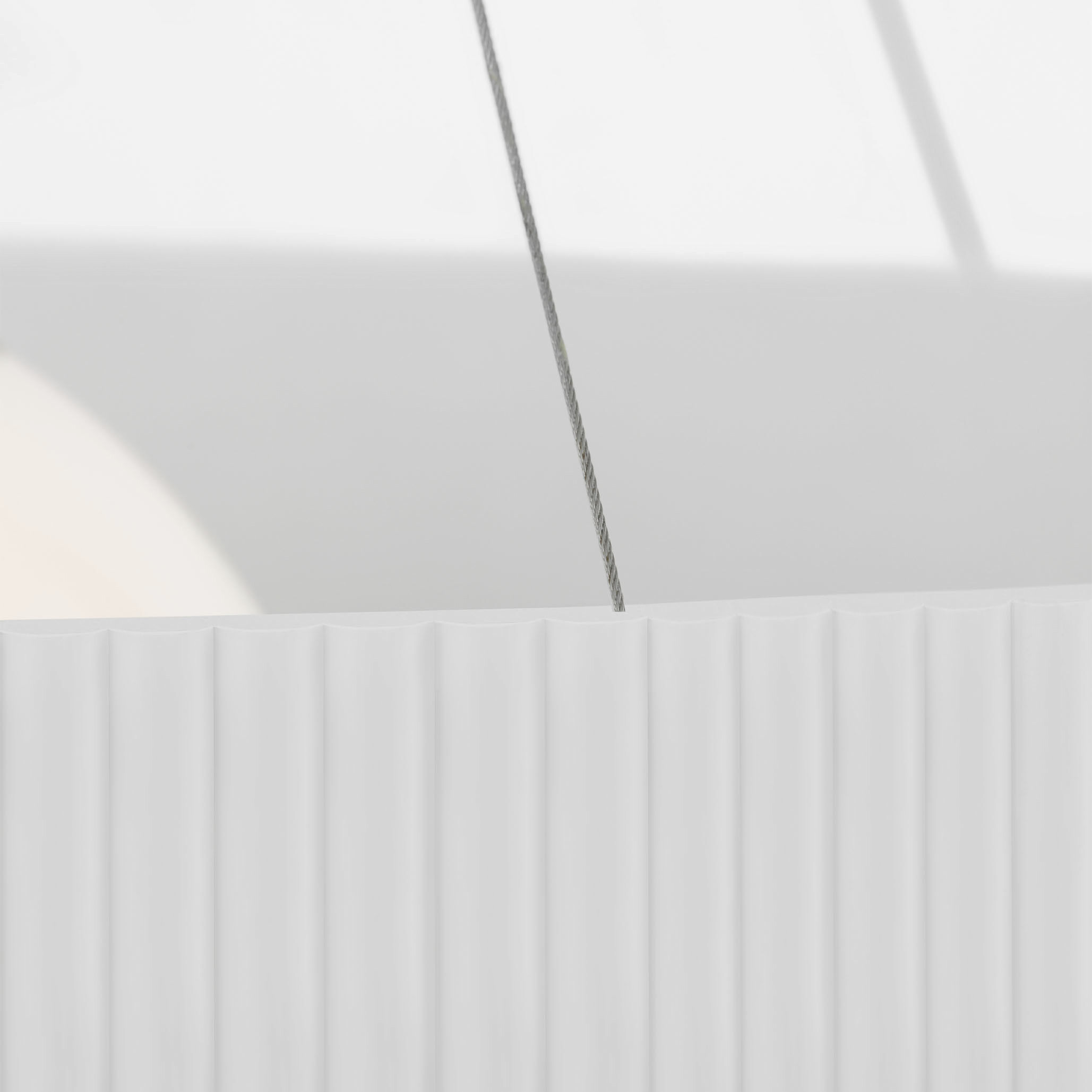 Windsor Smith Arena LED 42 inch Hand-Rubbed Antique Brass and Matte White Ring and Globe Chandelier Ceiling Light