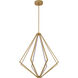 Canada LED 32 inch Gold LED Chandelier Ceiling Light