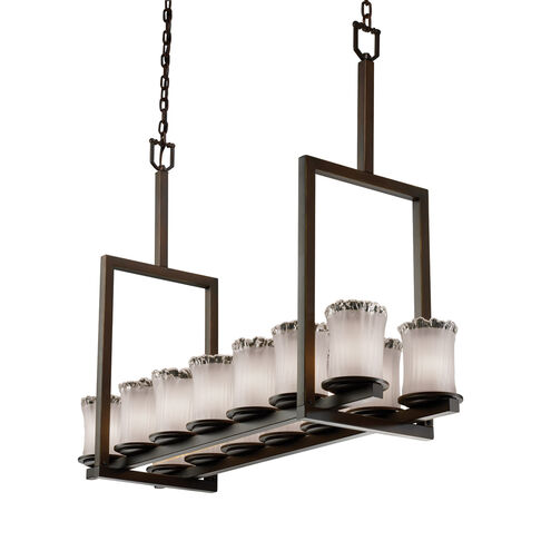 Veneto Luce 14 Light 42 inch Matte Black Chandelier Ceiling Light